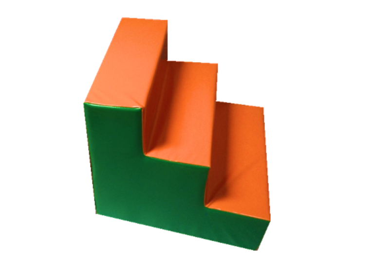 Escalera 3 pasos cuadrada grande