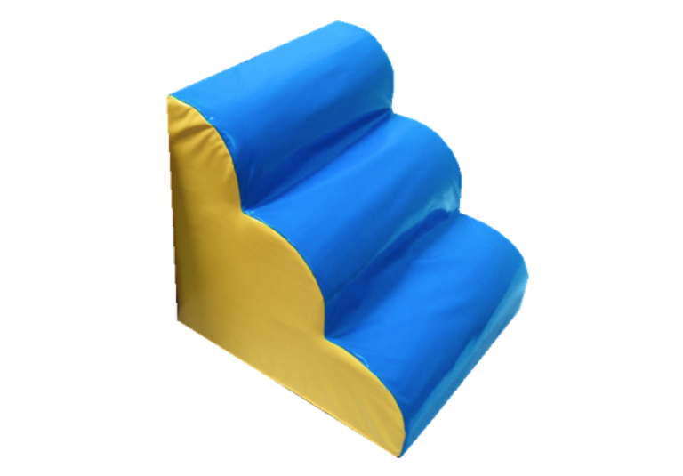 Escalera 3 pasos redonda pequeña