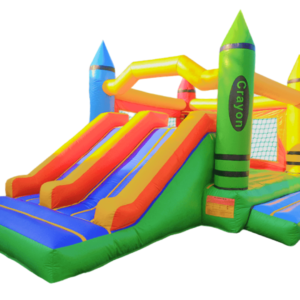 Inflable Tobogán Crayones
