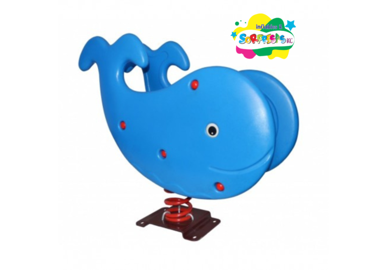 Balancín Infantil Resortado Ballena