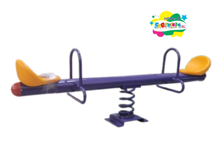 Balancín Infantil Resortado Dos Puestos