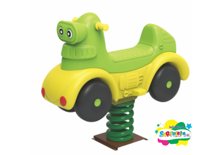 Balancín Infantil Resortado Carrito