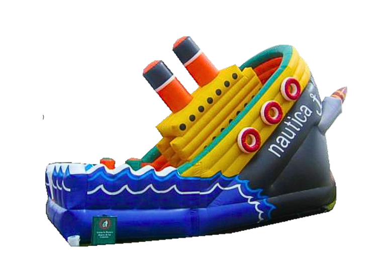 Inflable Tobogán Barco Náutica