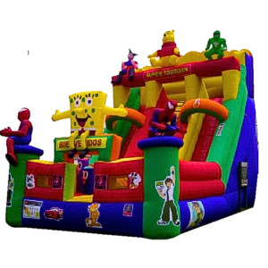 Inflable Super Tobogán Personajes