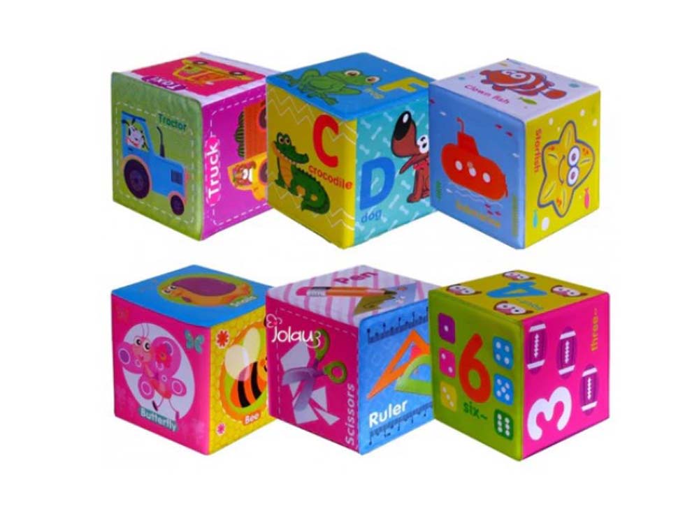 Set Cubos Figuras x 6 Unds GYM-018
