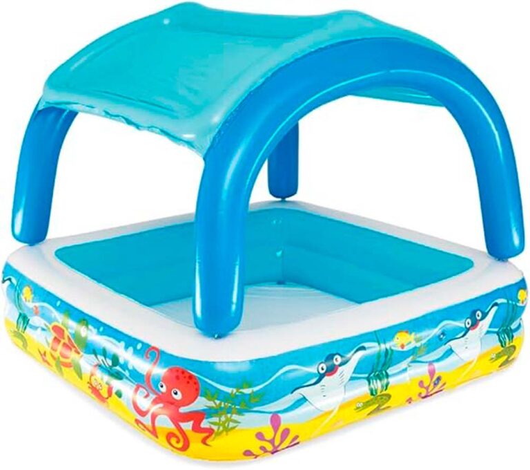 Piscina Cuadrada Con Techo Canopy JG-014